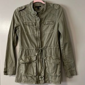 BRITISH KHAKI XS light weight utility jacket. Olive green. Excellent used cond